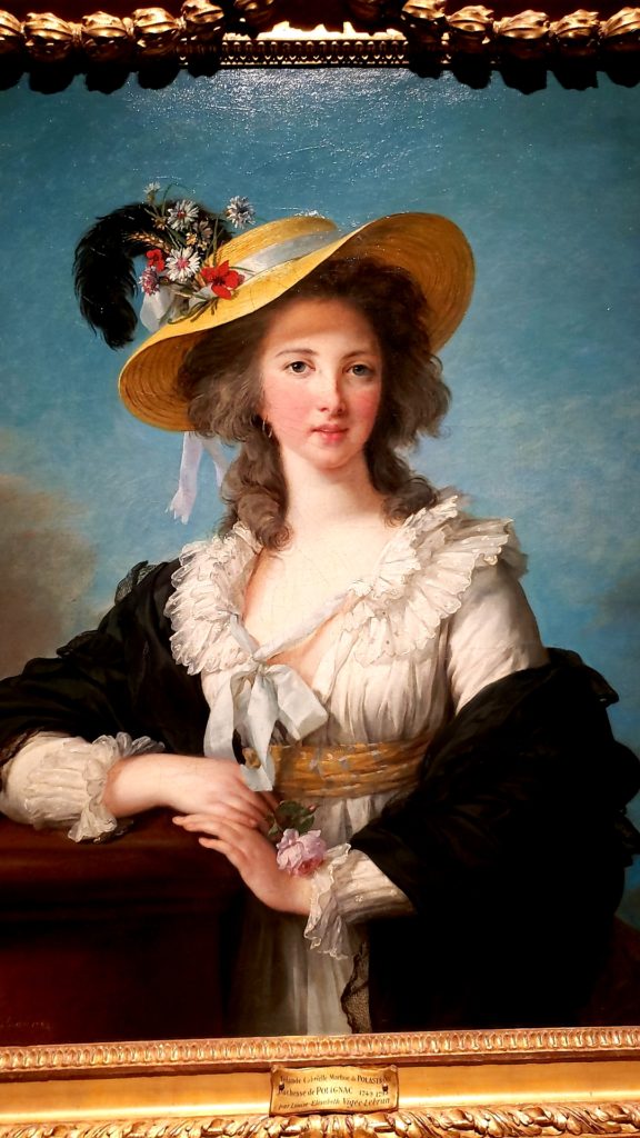 エリザベート＝ルイーズ・ヴィジェ・ルブラン〈ポリニャック公爵夫人〉ヴェルサイユ宮殿美術館